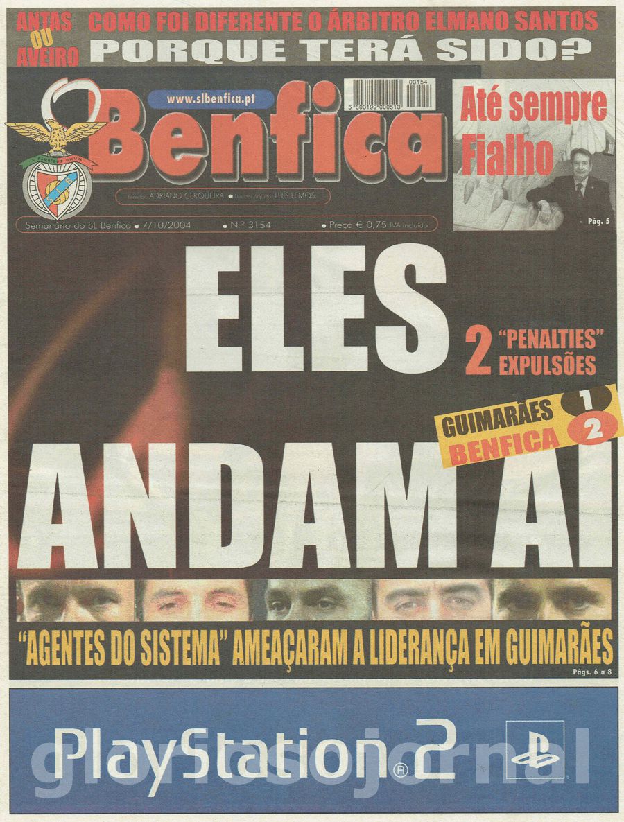 jornal o benfica 3154 2004-10-07